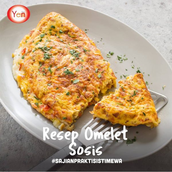 Resep Omelet Sosis