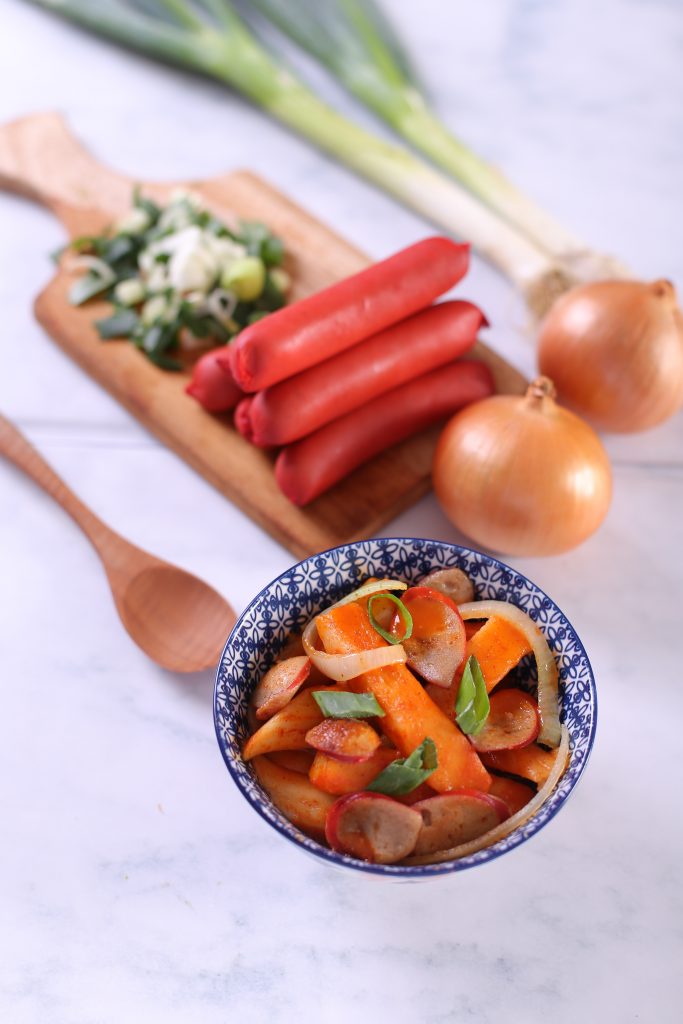 Resep Sausage and Tteokbokki