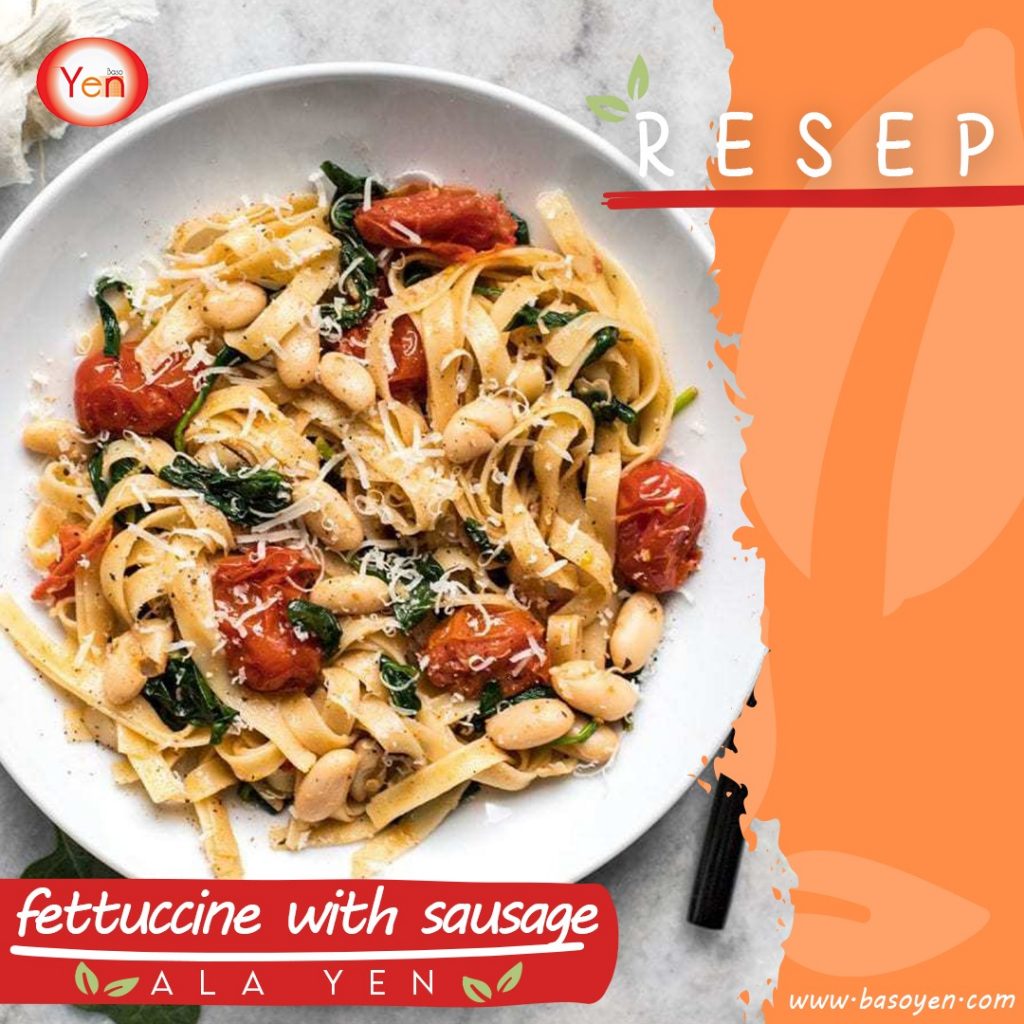 fettucinne sosis